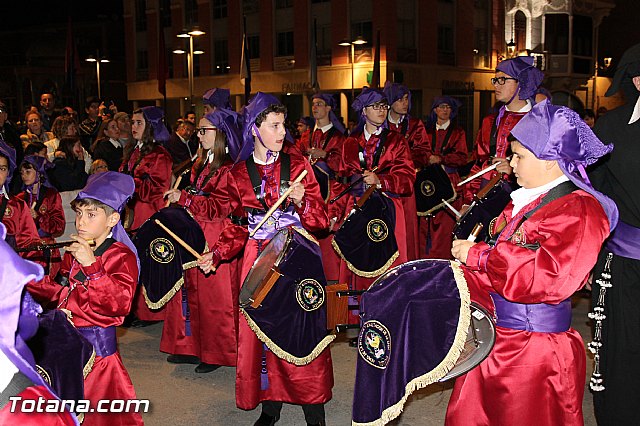 Procesin del Santo Entierro (Salida) - Viernes Santo noche - Semana Santa Totana 2015 - 210