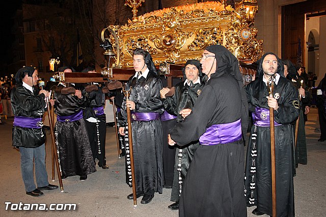 Procesin del Santo Entierro (Salida) - Viernes Santo noche - Semana Santa Totana 2015 - 214