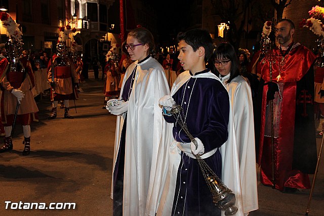 Procesin del Santo Entierro (Salida) - Viernes Santo noche - Semana Santa Totana 2015 - 248