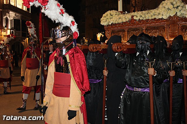 Procesin del Santo Entierro (Salida) - Viernes Santo noche - Semana Santa Totana 2015 - 251