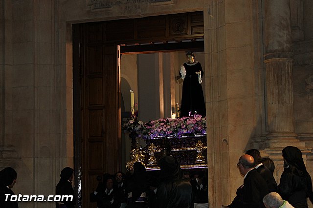 Procesin del Santo Entierro (Salida) - Viernes Santo noche - Semana Santa Totana 2015 - 267