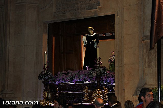 Procesin del Santo Entierro (Salida) - Viernes Santo noche - Semana Santa Totana 2015 - 268