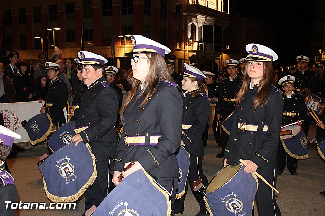 Procesin del Santo Entierro (Salida) - Viernes Santo noche - Semana Santa Totana 2015 - 277