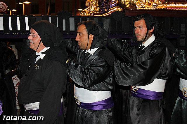 Procesin del Santo Entierro (Salida) - Viernes Santo noche - Semana Santa Totana 2015 - 283