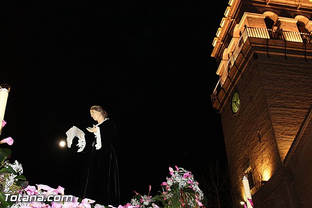 Procesin del Santo Entierro (Salida) - Viernes Santo noche - Semana Santa Totana 2015 - 285