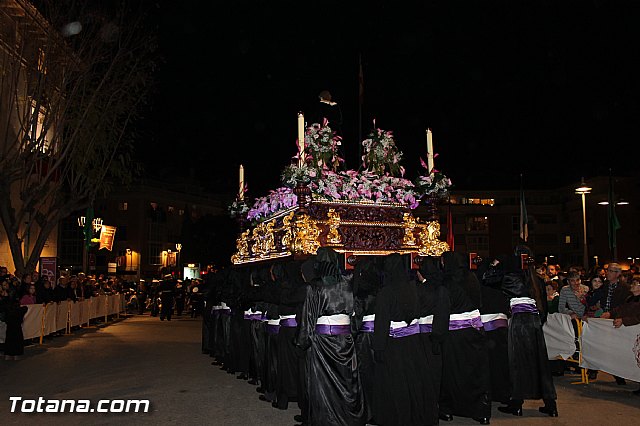 Procesin del Santo Entierro (Salida) - Viernes Santo noche - Semana Santa Totana 2015 - 288