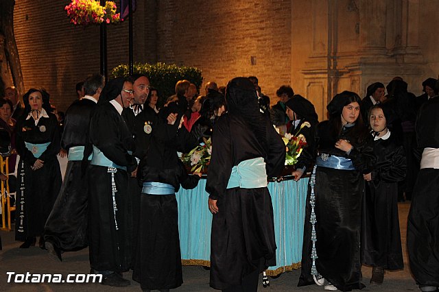 Procesin del Santo Entierro (Salida) - Viernes Santo noche - Semana Santa Totana 2015 - 292