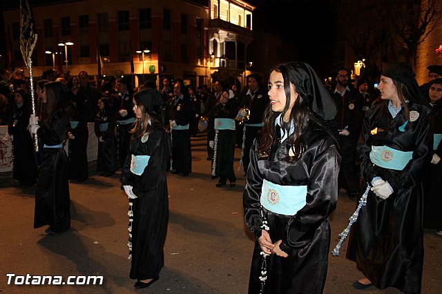Procesin del Santo Entierro (Salida) - Viernes Santo noche - Semana Santa Totana 2015 - 295
