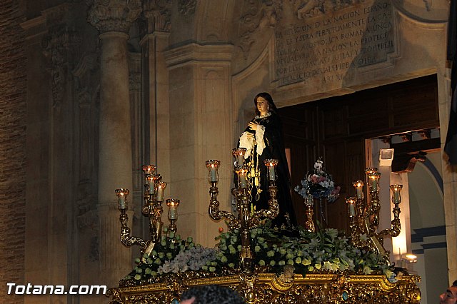 Procesin del Santo Entierro (Salida) - Viernes Santo noche - Semana Santa Totana 2015 - 296