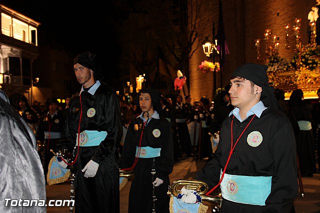 Procesin del Santo Entierro (Salida) - Viernes Santo noche - Semana Santa Totana 2015 - 299