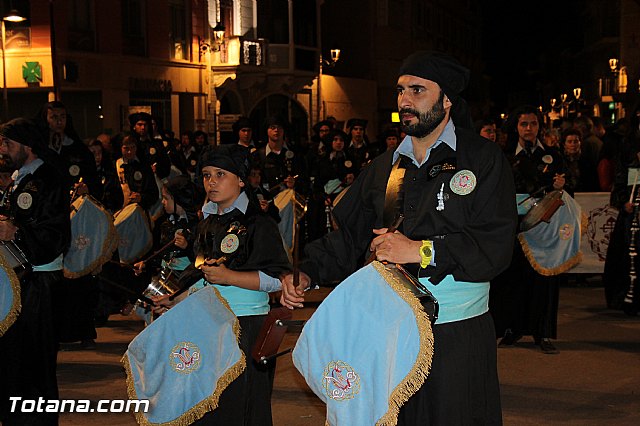 Procesin del Santo Entierro (Salida) - Viernes Santo noche - Semana Santa Totana 2015 - 302
