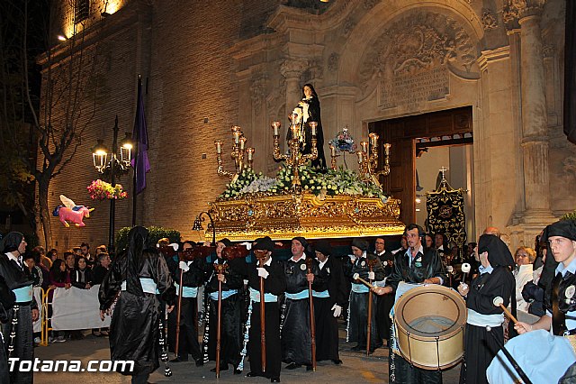 Procesin del Santo Entierro (Salida) - Viernes Santo noche - Semana Santa Totana 2015 - 309