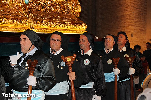 Procesin del Santo Entierro (Salida) - Viernes Santo noche - Semana Santa Totana 2015 - 318