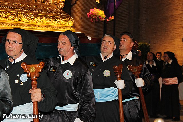 Procesin del Santo Entierro (Salida) - Viernes Santo noche - Semana Santa Totana 2015 - 319