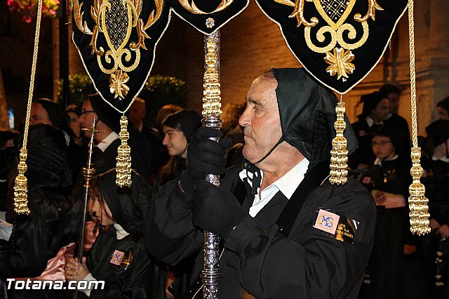 Procesin del Santo Entierro (Salida) - Viernes Santo noche - Semana Santa Totana 2015 - 323