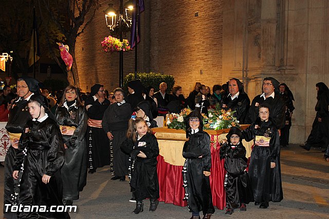 Procesin del Santo Entierro (Salida) - Viernes Santo noche - Semana Santa Totana 2015 - 329
