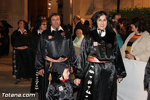 Procesin del Santo Entierro (Salida) - Viernes Santo noche - Semana Santa Totana 2015 - 331