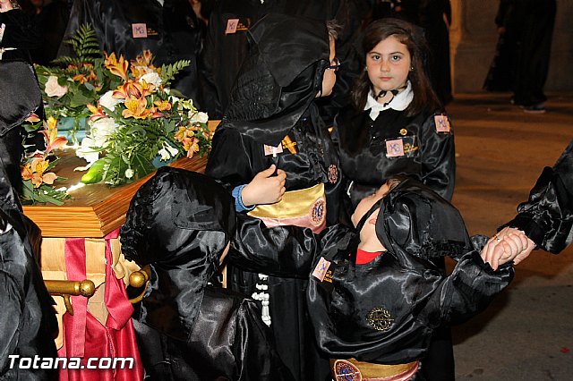Procesin del Santo Entierro (Salida) - Viernes Santo noche - Semana Santa Totana 2015 - 334