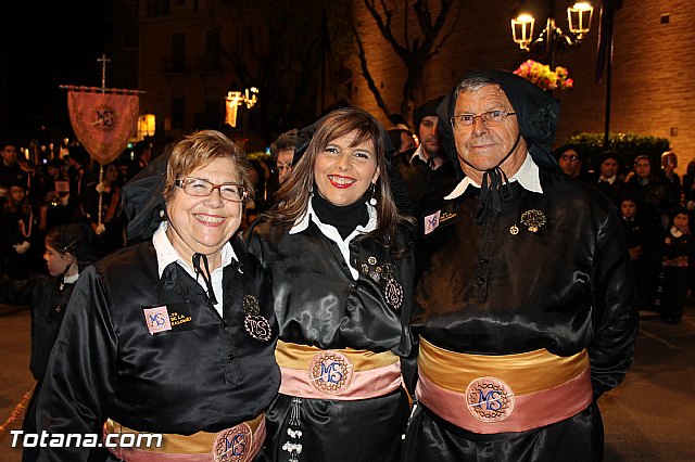 Procesin del Santo Entierro (Salida) - Viernes Santo noche - Semana Santa Totana 2015 - 335