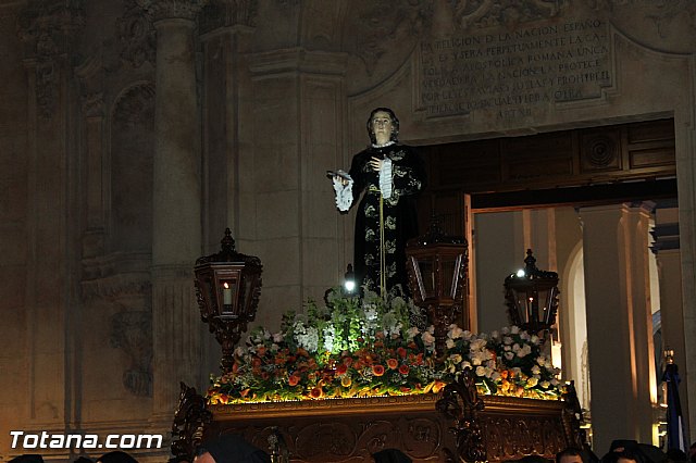 Procesin del Santo Entierro (Salida) - Viernes Santo noche - Semana Santa Totana 2015 - 337