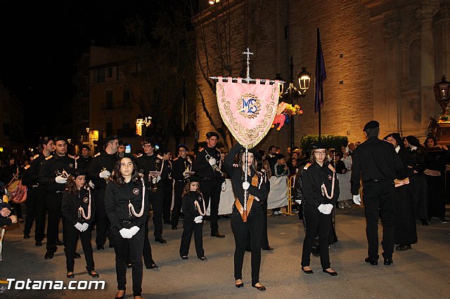 Procesin del Santo Entierro (Salida) - Viernes Santo noche - Semana Santa Totana 2015 - 338