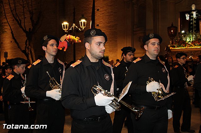 Procesin del Santo Entierro (Salida) - Viernes Santo noche - Semana Santa Totana 2015 - 342