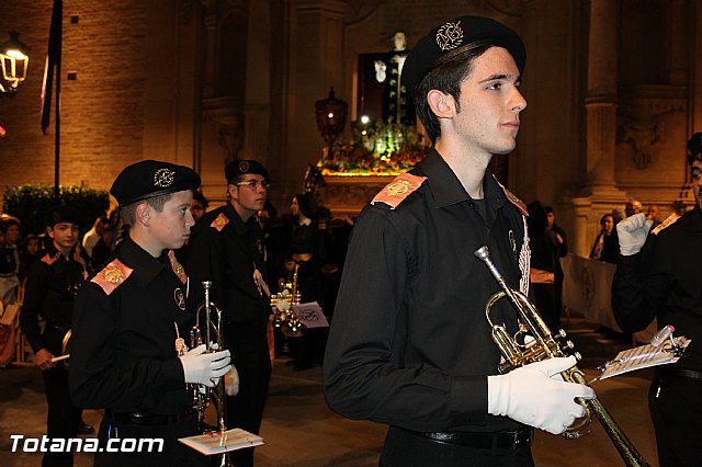 Procesin del Santo Entierro (Salida) - Viernes Santo noche - Semana Santa Totana 2015 - 343