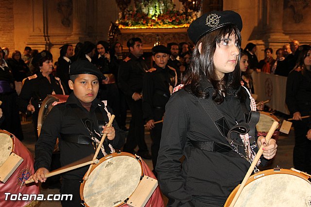 Procesin del Santo Entierro (Salida) - Viernes Santo noche - Semana Santa Totana 2015 - 345