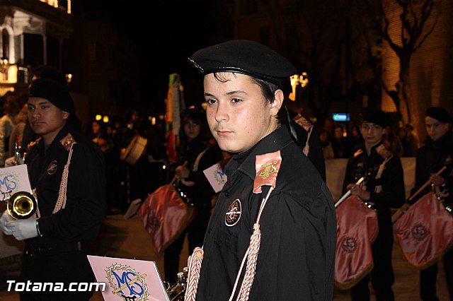 Procesin del Santo Entierro (Salida) - Viernes Santo noche - Semana Santa Totana 2015 - 349