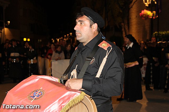Procesin del Santo Entierro (Salida) - Viernes Santo noche - Semana Santa Totana 2015 - 354