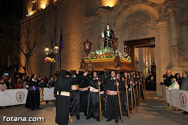 Procesin del Santo Entierro (Salida) - Viernes Santo noche - Semana Santa Totana 2015 - 356