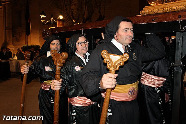 Procesin del Santo Entierro (Salida) - Viernes Santo noche - Semana Santa Totana 2015 - 366