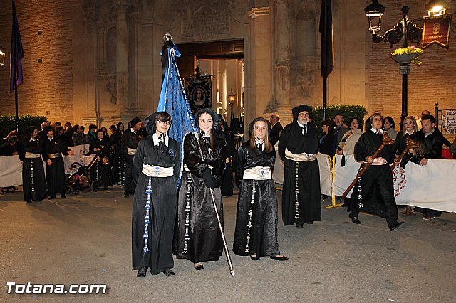 Procesin del Santo Entierro (Salida) - Viernes Santo noche - Semana Santa Totana 2015 - 367
