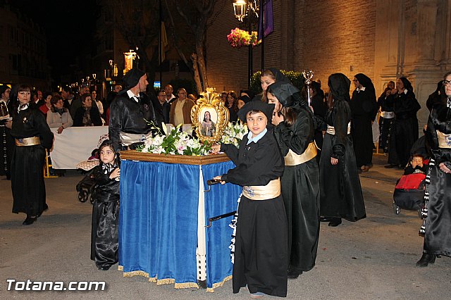 Procesin del Santo Entierro (Salida) - Viernes Santo noche - Semana Santa Totana 2015 - 368