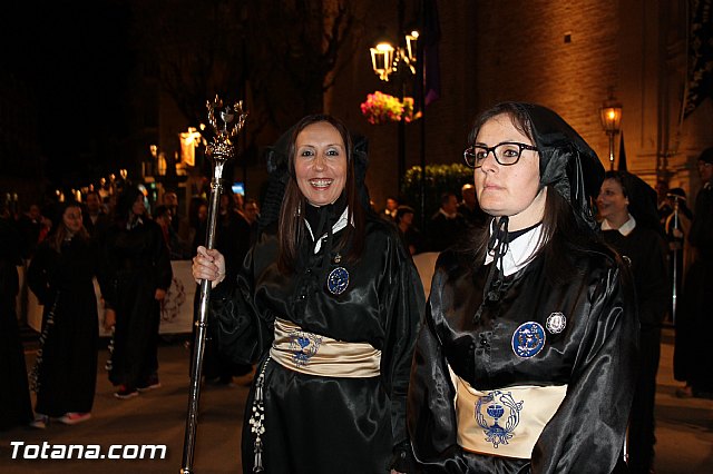 Procesin del Santo Entierro (Salida) - Viernes Santo noche - Semana Santa Totana 2015 - 369