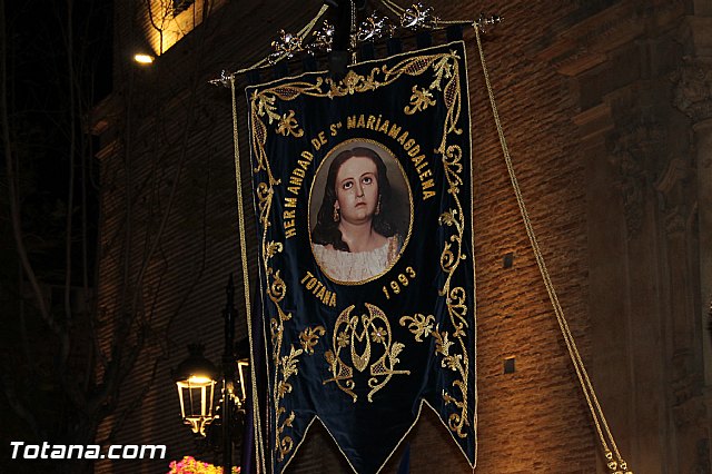 Procesin del Santo Entierro (Salida) - Viernes Santo noche - Semana Santa Totana 2015 - 371