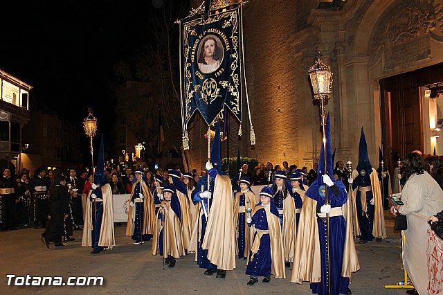 Procesin del Santo Entierro (Salida) - Viernes Santo noche - Semana Santa Totana 2015 - 372