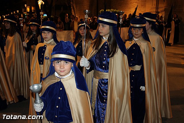 Procesin del Santo Entierro (Salida) - Viernes Santo noche - Semana Santa Totana 2015 - 374