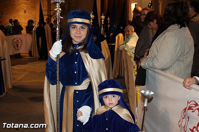 Procesin del Santo Entierro (Salida) - Viernes Santo noche - Semana Santa Totana 2015 - 378
