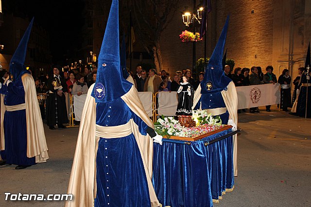 Procesin del Santo Entierro (Salida) - Viernes Santo noche - Semana Santa Totana 2015 - 380