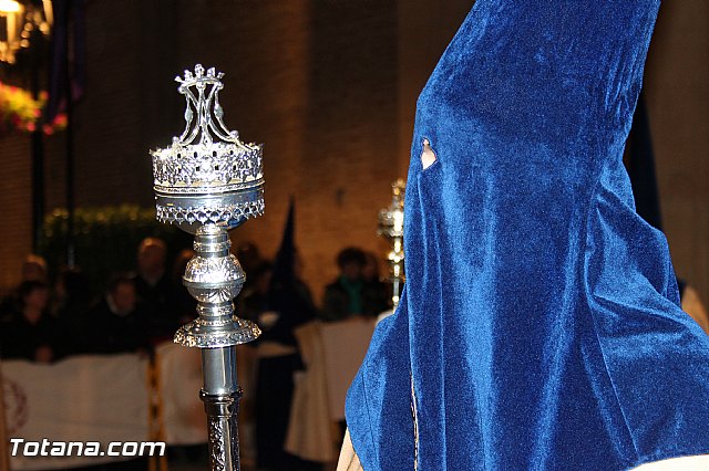 Procesin del Santo Entierro (Salida) - Viernes Santo noche - Semana Santa Totana 2015 - 383