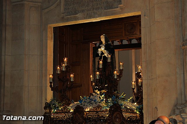 Procesin del Santo Entierro (Salida) - Viernes Santo noche - Semana Santa Totana 2015 - 384