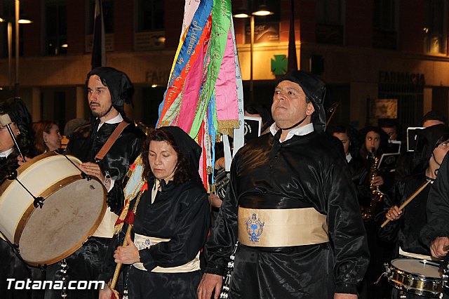 Procesin del Santo Entierro (Salida) - Viernes Santo noche - Semana Santa Totana 2015 - 388