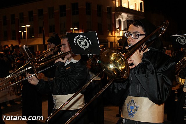 Procesin del Santo Entierro (Salida) - Viernes Santo noche - Semana Santa Totana 2015 - 391