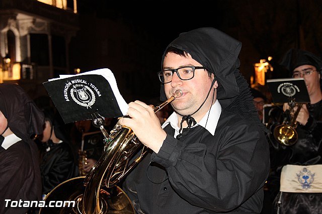 Procesin del Santo Entierro (Salida) - Viernes Santo noche - Semana Santa Totana 2015 - 392