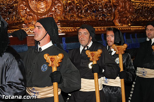 Procesin del Santo Entierro (Salida) - Viernes Santo noche - Semana Santa Totana 2015 - 398