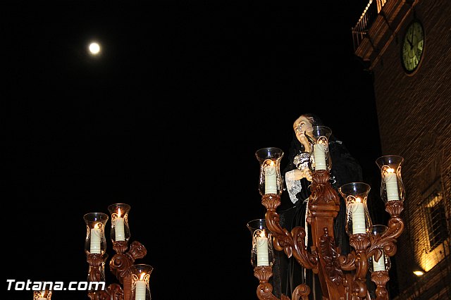 Procesin del Santo Entierro (Salida) - Viernes Santo noche - Semana Santa Totana 2015 - 399