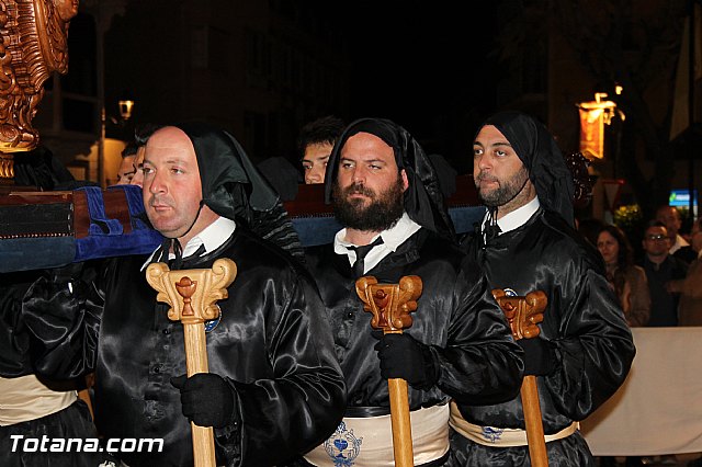 Procesin del Santo Entierro (Salida) - Viernes Santo noche - Semana Santa Totana 2015 - 400