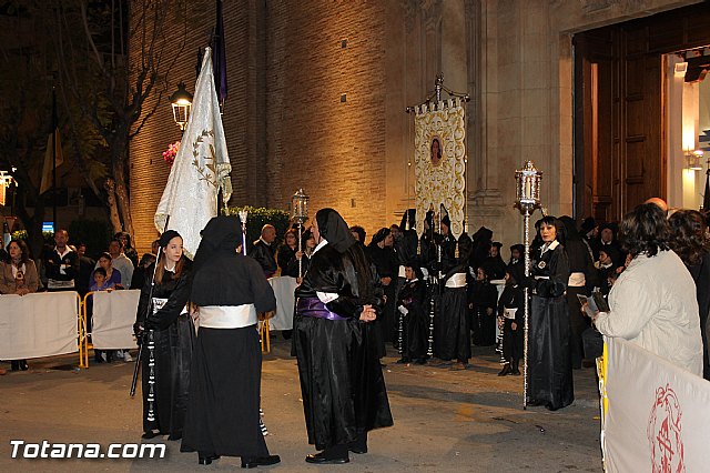 Procesin del Santo Entierro (Salida) - Viernes Santo noche - Semana Santa Totana 2015 - 402