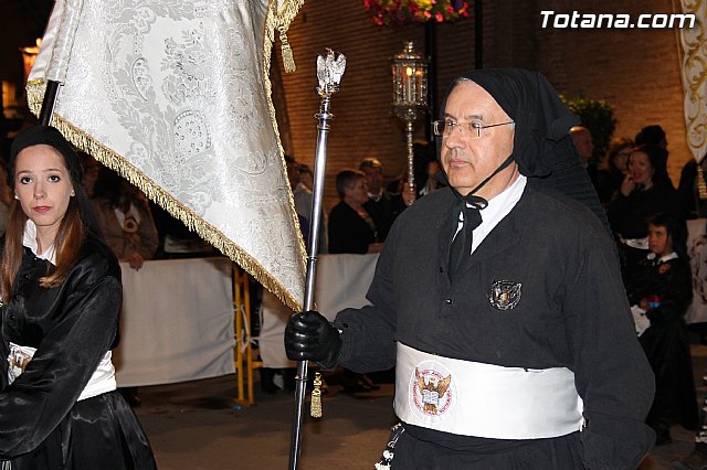 Procesin del Santo Entierro (Salida) - Viernes Santo noche - Semana Santa Totana 2015 - 404